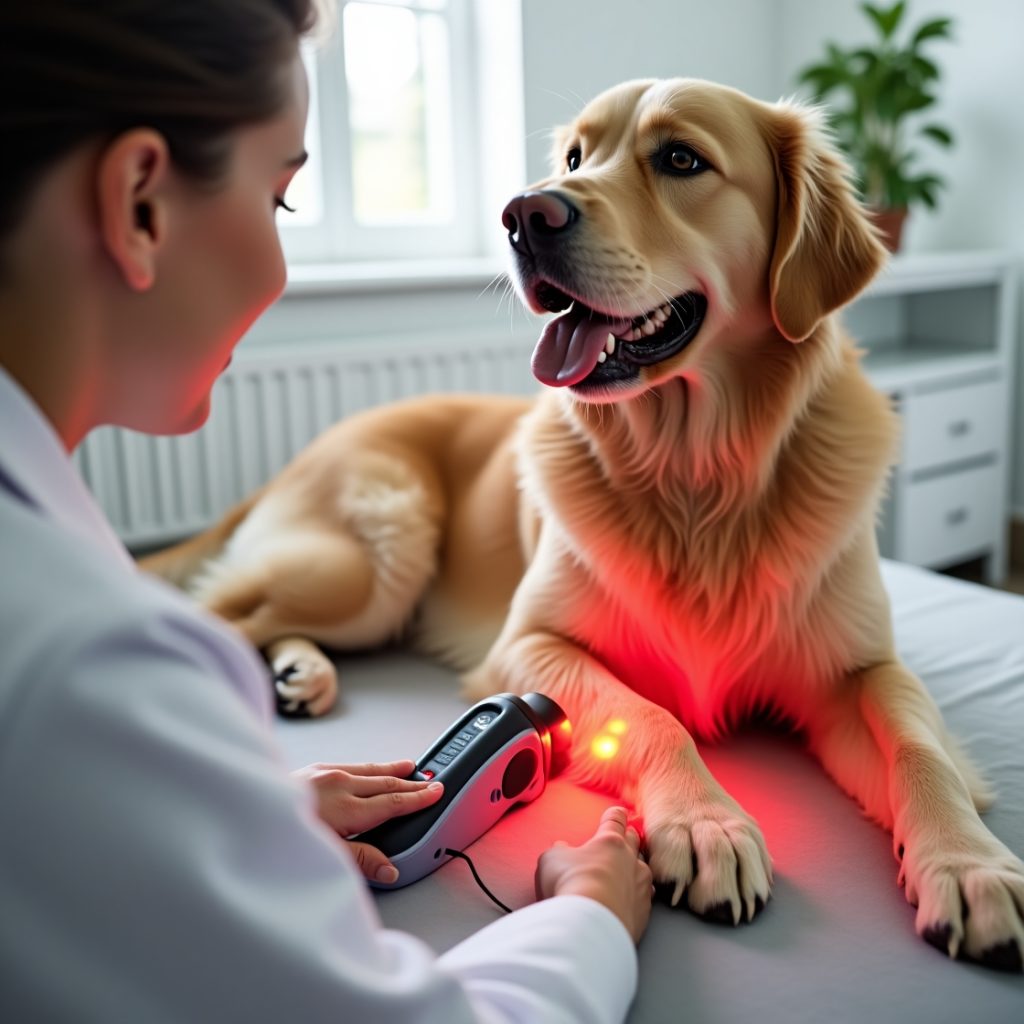 Red light therapy for dogs